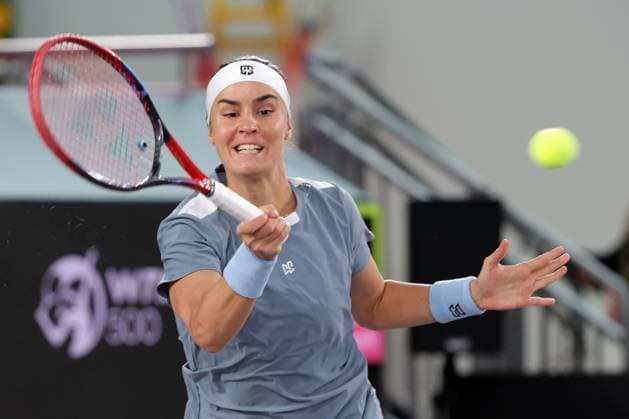 TENNIS - WTA, Tennis Damen Upper Austria Ladies Linz LINZ,AUSTRIA,28.JAN.25 - TENNIS - WTA Tour, Upper Austria Ladies Linz. Image shows Anhelina Kalinina (UKR).  GEPAxpictures xWalterxLuger