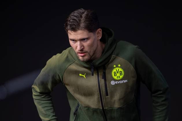28 01 2025, Press conference for the UEFA Champions League match between Borussia Dortmund and Shakhtar Donetsk with goalkeeper Gregor Kobel Borussia Dortmund , Dortmund Signal Iduna Park NRW Germany xRHR PHOTO ENx Copyright: DennisxEwert RHR-FOTOx RHR-FOTO DE