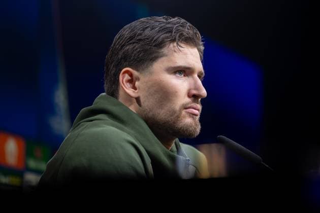 28 01 2025, Press conference for the UEFA Champions League match between Borussia Dortmund and Shakhtar Donetsk with goalkeeper Gregor Kobel Borussia Dortmund , Dortmund Signal Iduna Park NRW Germany xRHR PHOTO ENx Copyright: DennisxEwert RHR-FOTOx RHR-FOTO DE
