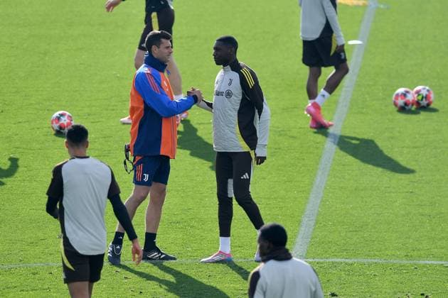 Football, CL, Juventus Turin, Training