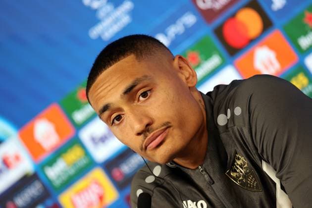 28 01 25 VfB Stuttgart PK Millot Germany, Stuttgart, 28 01 2025, Football, UEFA Champions League, VfB Stuttgart, Press conference PK Enzo Millot