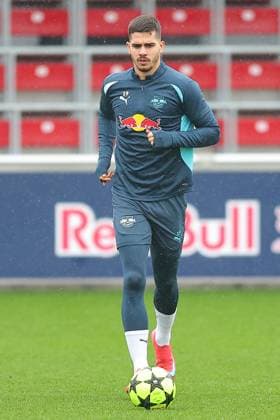 RB Leipzig Training Champions League Leipzig, 28 01 2025, RBL Training Center, UEFA Champions League, RB LEIPZIG Final training before tomorrows match at Sturm Graz , In the picture Andre Silva , For editorial use only Editorial use only ,