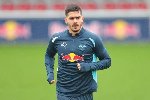 RB Leipzig Training Champions League Leipzig, 28 01 2025, RBL Training Center, UEFA Champions League, RB LEIPZIG Final training before tomorrows match at Sturm Graz , In the picture Andre Silva , For editorial use only Editorial use only ,