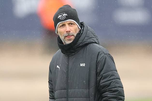 RB Leipzig Training Champions League Leipzig, 28 01 2025, RBL Training Center, UEFA Champions League, RB LEIPZIG Final training before tomorrows match at Sturm Graz , In the picture coach Marco Rose , For editorial use only Editorial use only ,