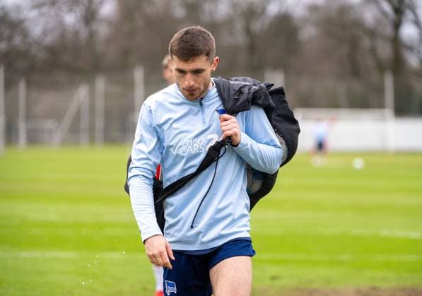Soccer, Men, Season 2024 2025, 2 Bundesliga, Hertha BSC, Training, Jonjoe Kenny Hertha BSC , 28 01 2025, Copyright: xMatthiasxKochx