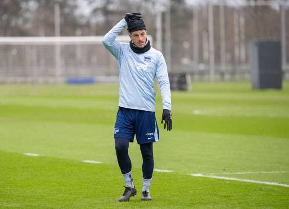 Soccer, Men, Season 2024 2025, 2 Bundesliga, Hertha BSC, Training, Diego Demme Hertha BSC , 28 01 2025, Copyright: xMatthiasxKochx
