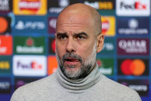 Manchester City Media Day Manchester City head coach Pep Guardiola during the Manchester City Media Day ahead of the Manchester City v Club Brugge Champions League match, at the Joie Stadium, Manchester, England, United Kingdom on 28 January 2025 Credit: Jake Kirkman Every Second Media Editorial use only. All images are copyright Every Second Media Limited. No images may be reproduced without prior permission. Copyright: xIMAGO EveryxSecondxMediax ESM-1299-0001