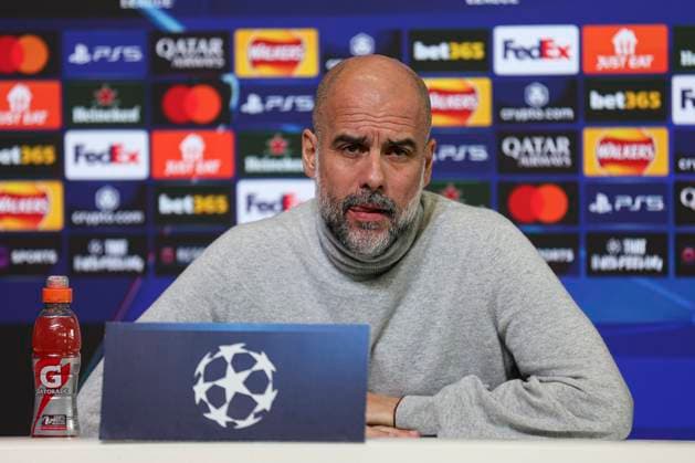 Manchester City Media Day Manchester City Head Coach Pep Guardiola during the Manchester City Media Day ahead of the Manchester City v Club Brugge Champions League match, at the Joie Stadium, Manchester, England, United Kingdom on 28 January 2025 Credit: Jake Kirkman Every Second Media Editorial use only. All images are copyright Every Second Media Limited. No images may be reproduced without prior permission. Copyright: xIMAGO EveryxSecondxMediax ESM-1299-0005