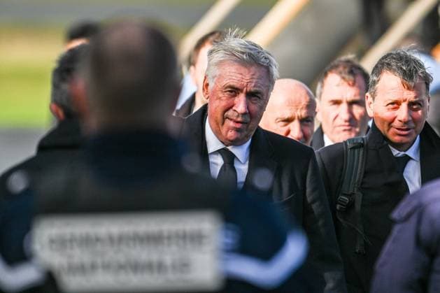 Football, CL, Real Madrid, Arrival at Saint Brieuc-Armor Airport