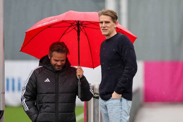 Christoph Freund FC Bayern Muenchen, Sports Director , GER, Final training, FC Bayern Muenchen, Football, UEFA Champions League, Matchday 8, 2024 2025 season, 28 01 2025, GER, Final training, FC Bayern Muenchen, Football, UEFA Champions League, Matchday 8, 2024 2025 season, 28 01 2025 Muenchen Copyright: xEibner-Pressefoto JennixMaulx EP_JML