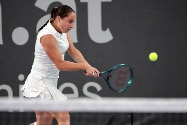 TENNIS - WTA, Tennis Damen Upper Austria Ladies Linz LINZ,AUSTRIA,28.JAN.25 - TENNIS - WTA Tour, Upper Austria Ladies Linz. Image shows Elisabetta Cocciaretto (ITA).  GEPAxpictures xWalterxLuger