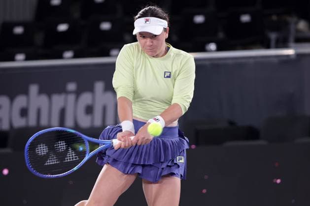 TENNIS - WTA, Tennis Damen Upper Austria Ladies Linz LINZ,AUSTRIA,28.JAN.25 - TENNIS - WTA Tour, Upper Austria Ladies Linz. Image shows Lulu Sun (NZL).  GEPAxpictures xWalterxLuger