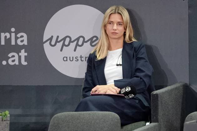 TENNIS - WTA, Tennis Damen Upper Austria Ladies Linz LINZ,AUSTRIA,28.JAN.25 - TENNIS - WTA Tour, Upper Austria Ladies Linz. Image shows presenter Barbara Haas.  GEPAxpictures xWalterxLuger