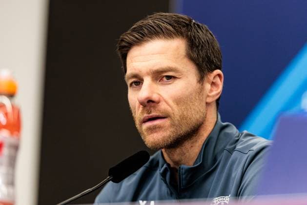 UEFA Champions League Press Conference Bayer 04 Leverkusen, 28 01 2025 Xabi Alonso Head Coach Bayer 04 Leverkusen during the press conference UEFA Champions League Press Conference Bayer 04 Leverkusen before the match against Sparta Prague BayArena, Leverkusen on 28 01 2025 Copyright: xBEAUTIFULxSPORTS Wunderlx