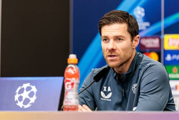 UEFA Champions League Press Conference Bayer 04 Leverkusen, 28 01 2025 Xabi Alonso Head Coach Bayer 04 Leverkusen during the press conference UEFA Champions League Press Conference Bayer 04 Leverkusen before the match against Sparta Prague BayArena, Leverkusen on 28 01 2025 Copyright: xBEAUTIFULxSPORTS Wunderlx