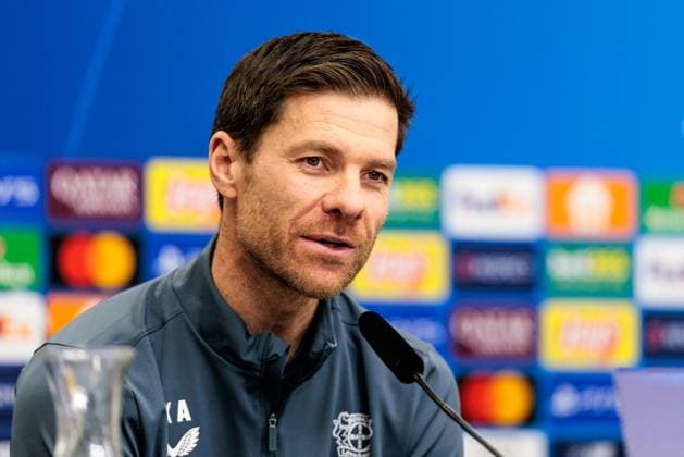 UEFA Champions League Press Conference Bayer 04 Leverkusen, 28 01 2025 Xabi Alonso Head Coach Bayer 04 Leverkusen during the press conference UEFA Champions League Press Conference Bayer 04 Leverkusen before the match against Sparta Prague BayArena, Leverkusen on 28 01 2025 Copyright: xBEAUTIFULxSPORTS Wunderlx
