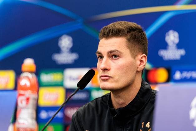 UEFA Champions League Press Conference Bayer 04 Leverkusen, 28 01 2025 Patrick Schick Bayer 04 Leverkusen, 14 during the press conference UEFA Champions League Press Conference Bayer 04 Leverkusen before the match against Sparta Prague BayArena, Leverkusen on 28 01 2025 Copyright: xBEAUTIFULxSPORTS Wunderlx