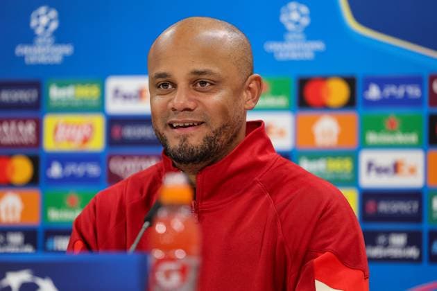 Vincent Kompany FC Bayern Muenchen, Head coach at the press conference, GER, International press conference, FC Bayern Muenchen, Football, UEFA Champions League, Matchday 8, 2024 2025 season, 28 01 2025, GER, International press conference, FC Bayern Muenchen, Football, UEFA Champions League, Matchday 8, 2024 2025 season, 28 01 2025 Muenchen Copyright: xEibner-Pressefoto JennixMaulx EP_JML