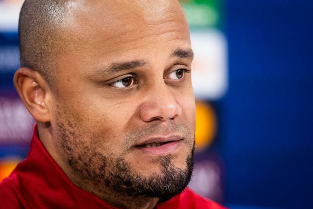 BAYERN MUNICH press conference, PK, Pressekonferenz Vincent Kompany of Bayern speaks during the press conference ahead of UEFA Champions League, league stage match between FC Bayern Munich and SK Slovan Bratislava. Munich, Germany, January 28, 2025. Copyright: xx 080A6777