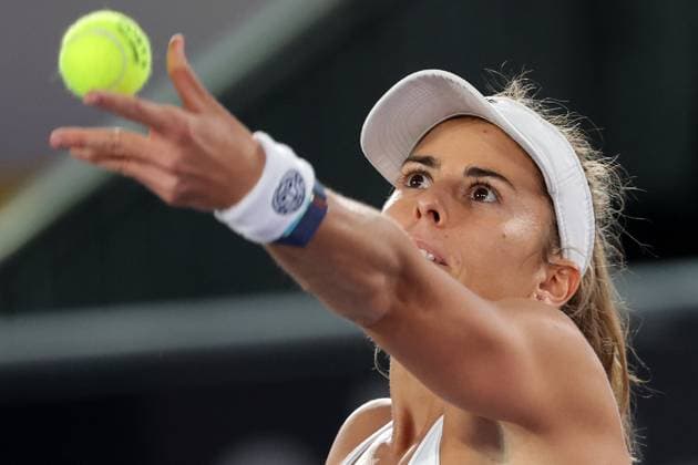 TENNIS - WTA, Tennis Damen Upper Austria Ladies Linz LINZ,AUSTRIA,28.JAN.25 - TENNIS - WTA Tour, Upper Austria Ladies Linz. Image shows Julia Grabher (AUT).  GEPAxpictures xWalterxLuger
