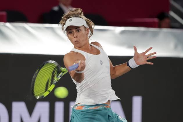 TENNIS - WTA, Tennis Damen Upper Austria Ladies Linz LINZ,AUSTRIA,28.JAN.25 - TENNIS - WTA Tour, Upper Austria Ladies Linz. Image shows Julia Grabher (AUT).  GEPAxpictures xWalterxLuger