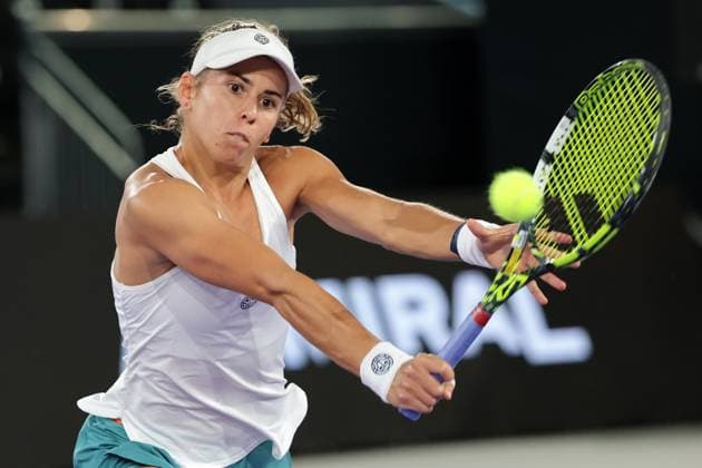 TENNIS - WTA, Tennis Damen Upper Austria Ladies Linz LINZ,AUSTRIA,28.JAN.25 - TENNIS - WTA Tour, Upper Austria Ladies Linz. Image shows Julia Grabher (AUT).  GEPAxpictures xWalterxLuger