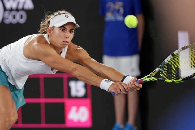 TENNIS - WTA, Tennis Damen Upper Austria Ladies Linz LINZ,AUSTRIA,28.JAN.25 - TENNIS - WTA Tour, Upper Austria Ladies Linz. Image shows Julia Grabher (AUT).  GEPAxpictures xWalterxLuger