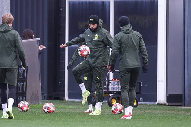 28 01 2025, Final training session for the UEFA Champions League match between Borussia Dortmund and Shakhtar Donetsk, Emre Can Borussia Dortmund , Dortmund Training ground Borussia Dortmund NRW Germany xRHR PHOTO ENx Copyright: DennisxEwert RHR-FOTOx RHR-FOTO DE