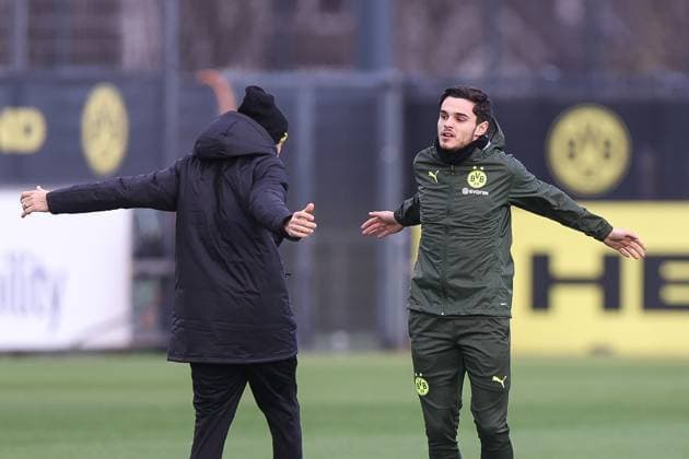 28 01 2025, Final training session for the UEFA Champions League match between Borussia Dortmund and Shakhtar Donetsk, Kjell Arik Wätjen Borussia Dortmund , Dortmund Training ground Borussia Dortmund NRW Germany xRHR PHOTO DEx Copyright: DennisxEwert RHR-FOTOx RHR-FOTO DE