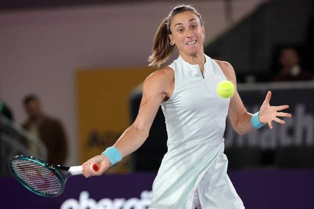 TENNIS - WTA, Tennis Damen Upper Austria Ladies Linz LINZ,AUSTRIA,28.JAN.25 - TENNIS - WTA Tour, Upper Austria Ladies Linz. Image shows Petra Martic (CRO).  GEPAxpictures xWalterxLuger