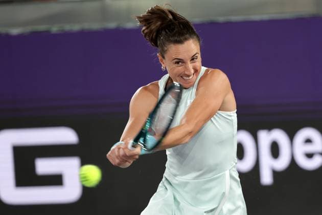 TENNIS - WTA, Tennis Damen Upper Austria Ladies Linz LINZ,AUSTRIA,28.JAN.25 - TENNIS - WTA Tour, Upper Austria Ladies Linz. Image shows Petra Martic (CRO).  GEPAxpictures xWalterxLuger