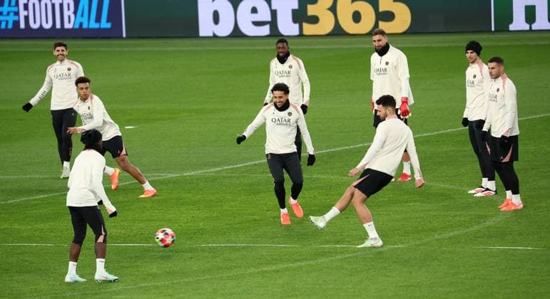 Football, CL, Paris St Germain, Training