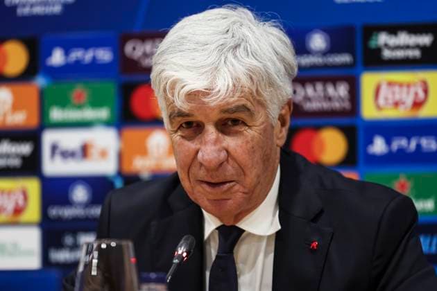 Football, CL, Atalanta Bergamo, Press conference
