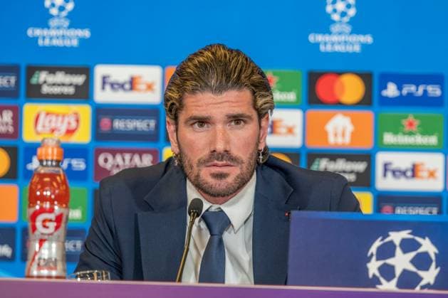 SOCCER - UEFA CL, RBS vs Atletico SALZBURG,AUSTRIA,28.JAN.25 - SOCCER - UEFA Champions League, Red Bull Salzburg vs Atletico Madrid, preview, press conference, PK, Pressekonferenz Atletico. Image shows Rodrigo De Paul (Atletico).  GEPAxpictures xWolfgangxKofler
