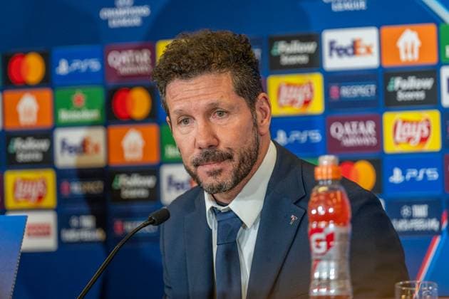 Football, CL, Atletico Madrid, Press conference