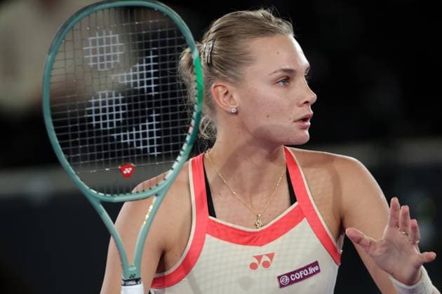 TENNIS - WTA, Tennis Damen Upper Austria Ladies Linz LINZ,AUSTRIA,28.JAN.25 - TENNIS - WTA Tour, Upper Austria Ladies Linz. Image shows Dayana Yastremska (UKR).  GEPAxpictures xWalterxLuger