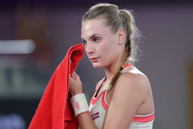 TENNIS - WTA, Tennis Damen Upper Austria Ladies Linz LINZ,AUSTRIA,28.JAN.25 - TENNIS - WTA Tour, Upper Austria Ladies Linz. Image shows Dayana Yastremska (UKR).  GEPAxpictures xWalterxLuger