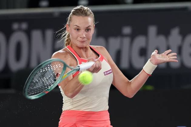 TENNIS - WTA, Tennis Damen Upper Austria Ladies Linz LINZ,AUSTRIA,28.JAN.25 - TENNIS - WTA Tour, Upper Austria Ladies Linz. Image shows Dayana Yastremska (UKR).  GEPAxpictures xWalterxLuger