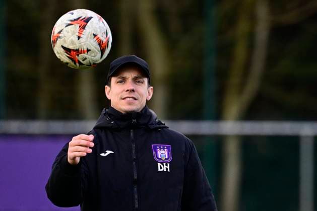 RSC Anderlecht v Hoffenheim - UEFA Europa League Media Activities 29 01 2025 ANDERLECHT, BELGIUM - JANUARY 29 : Hubert David head coach of RSC Anderlecht pictured during a training session ahead of the UEFA Europa League 2024 25 League Phase MD8 match between RSC Anderlecht and Hoffenheim on January 29, 2025 in Anderlecht, Belgium, 29 01 2025 Anderlecht Belgium  Copyright: xPeterxDexVoechtx