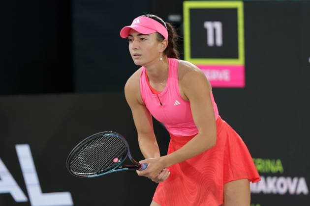 TENNIS - WTA, Tennis Damen Upper Austria Ladies Linz LINZ,AUSTRIA,29.JAN.25 - TENNIS - WTA Tour, Upper Austria Ladies Linz. Image shows Elina Avanesyan (ARM).  GEPAxpictures xWalterxLuger