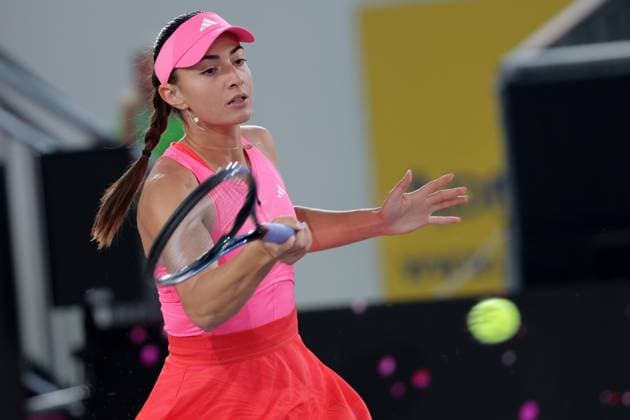 TENNIS - WTA, Tennis Damen Upper Austria Ladies Linz LINZ,AUSTRIA,29.JAN.25 - TENNIS - WTA Tour, Upper Austria Ladies Linz. Image shows Elina Avanesyan (ARM).  GEPAxpictures xWalterxLuger