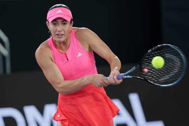 TENNIS - WTA, Tennis Damen Upper Austria Ladies Linz LINZ,AUSTRIA,29.JAN.25 - TENNIS - WTA Tour, Upper Austria Ladies Linz. Image shows Elina Avanesyan (ARM).  GEPAxpictures xWalterxLuger