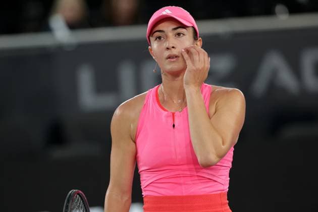 TENNIS - WTA, Tennis Damen Upper Austria Ladies Linz LINZ,AUSTRIA,29.JAN.25 - TENNIS - WTA Tour, Upper Austria Ladies Linz. Image shows Elina Avanesyan (ARM).  GEPAxpictures xWalterxLuger