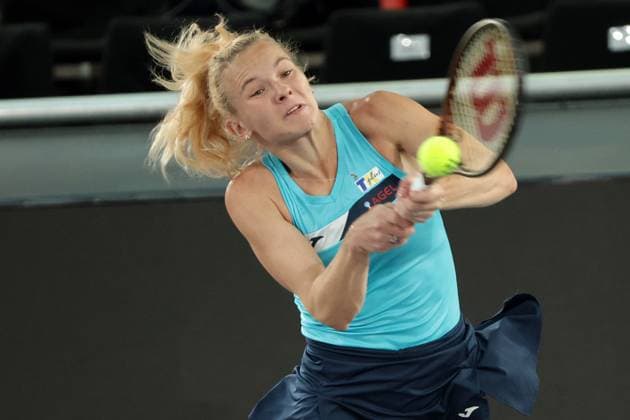 TENNIS - WTA, Tennis Damen Upper Austria Ladies Linz LINZ,AUSTRIA,29.JAN.25 - TENNIS - WTA Tour, Upper Austria Ladies Linz. Image shows Katerina Siniakova (CZE).  GEPAxpictures xWalterxLuger