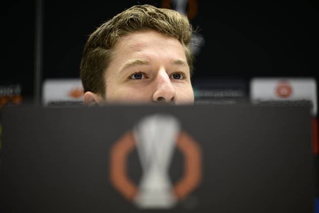 RSC Anderlecht v Hoffenheim - UEFA Europa League Media Activities 29 01 2025 ANDERLECHT, BELGIUM - JANUARY 29 : Verschaeren Yari midfielder of RSC Anderlecht talking to the press during a press conference, PK, Pressekonferenz ahead of the UEFA Europa League 2024 25 League Phase MD8 match between RSC Anderlecht and Hoffenheim on January 29, 2025 in Anderlecht, Belgium, 29 01 2025 Anderlecht Belgium  Copyright: xPeterxDexVoechtx