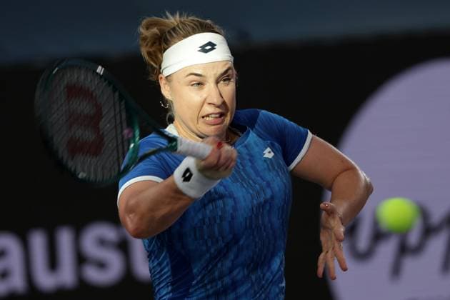 TENNIS - WTA, Tennis Damen Upper Austria Ladies Linz LINZ,AUSTRIA,29.JAN.25 - TENNIS - WTA Tour, Upper Austria Ladies Linz. Image shows Anna Blinkova (RUS).  GEPAxpictures xWalterxLuger