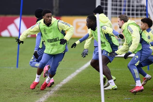 Football, EL, Ajax Amsterdam, Training