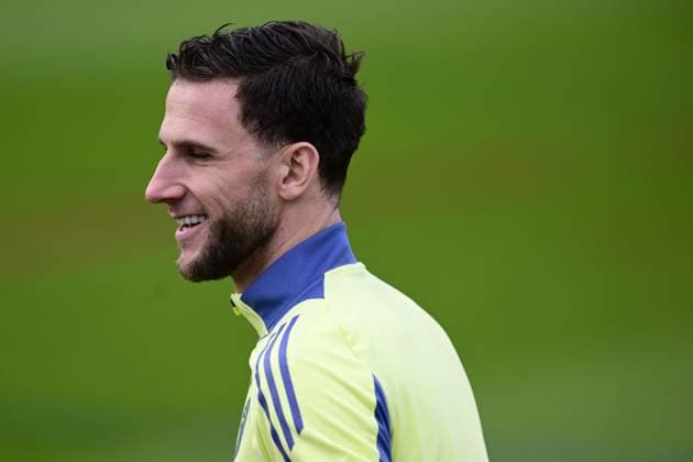 AMSTERDAM - Branco van der Boomen of Ajax during MD-1 training ahead of the match against Galatasaray at the Johan Cruijff ArenA on Jan. 29, 2025 in Amsterdam, Netherlands. ANP OLAF CRACK UEFA Europa Europa League 2024 25 xVIxANPxSportx xxANPxIVx 518634296 originalFilename: 518634296.jpg