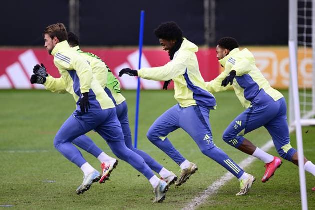 AMSTERDAM -Jorthy Mokio of Ajax during MD-1 training ahead of the match against Galatasaray at the Johan Cruijff ArenA on Jan. 29, 2025 in Amsterdam, Netherlands. ANP OLAF KRAAK UEFA Europa Europa League 2024 25 xVIxANPxSportx xxANPxIVx 518634302 originalFilename: 518634302.jpg
