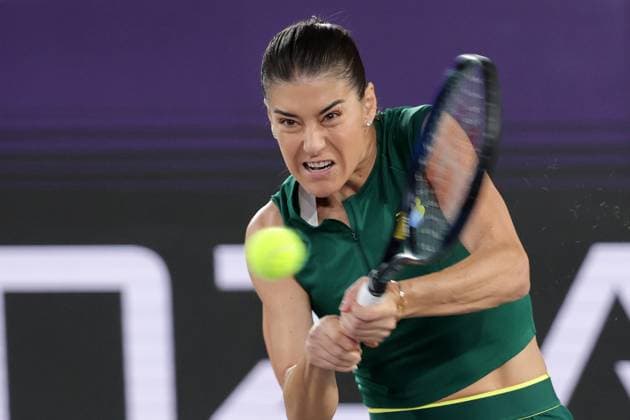 TENNIS - WTA, Tennis Damen Upper Austria Ladies Linz LINZ,AUSTRIA,29.JAN.25 - TENNIS - WTA Tour, Upper Austria Ladies Linz. Image shows Sorana Cirstea (ROU).  GEPAxpictures xWalterxLuger